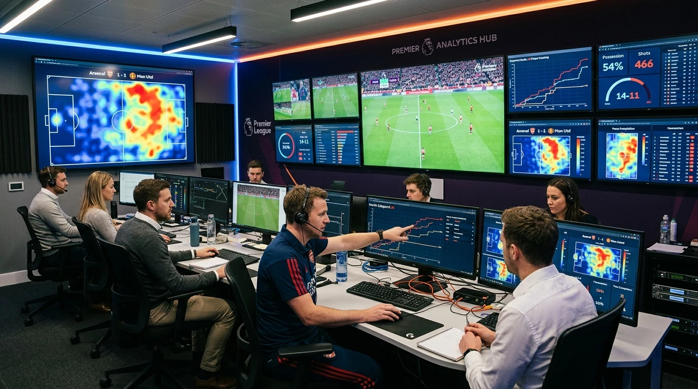 Sports Analytics Broadcast Control Room