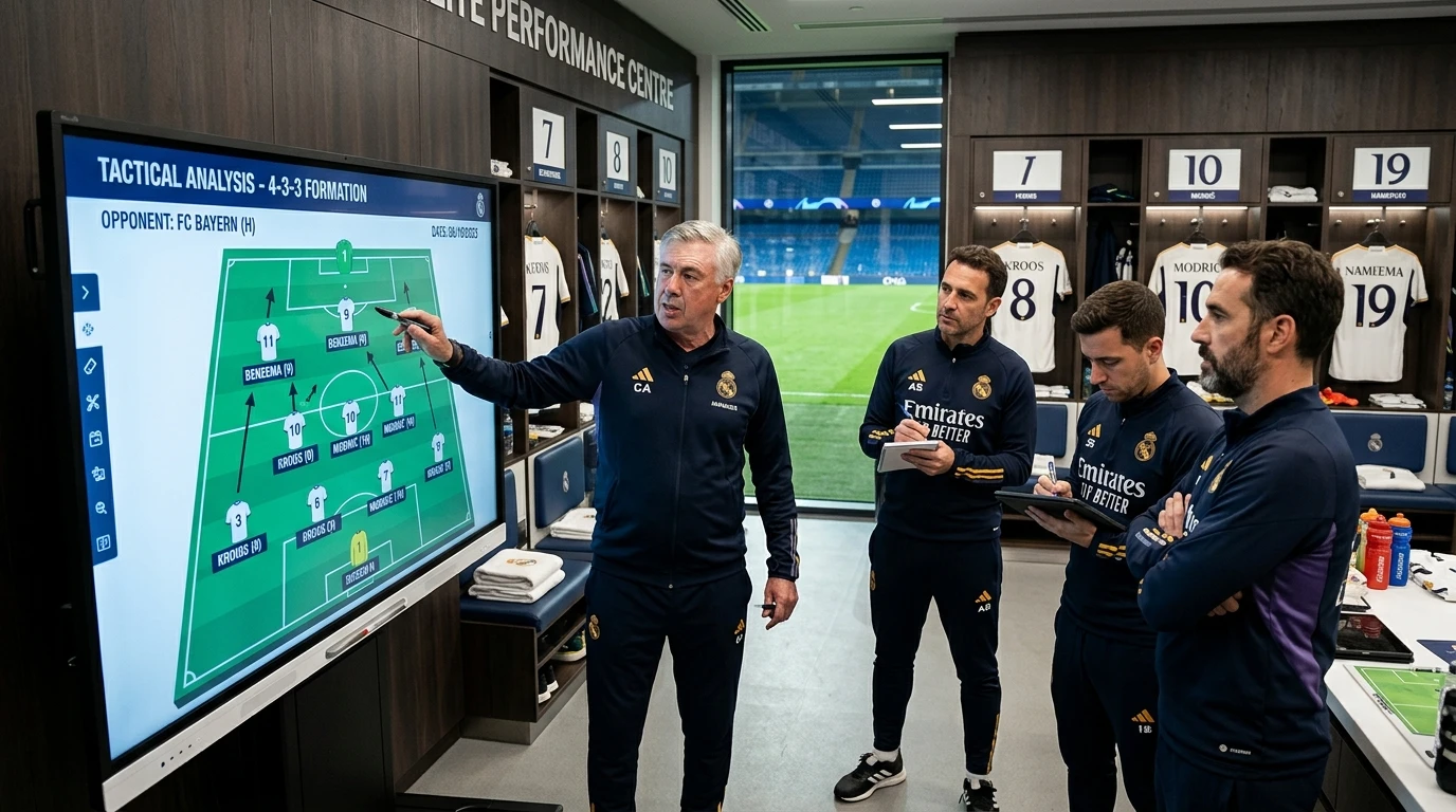 European Football 4-3-3 Tactical Coaching Analysis